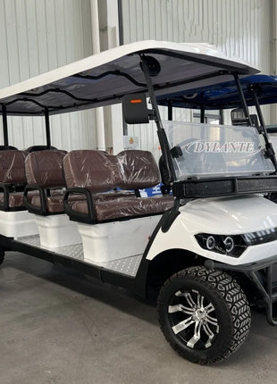 Hot Sale 2/4/6/8 Seat 48V 60V 72V Electric Golf Cart 4 Wheel Car Street Legal Off-Road Hunting Electric Golf Car - Riparo82