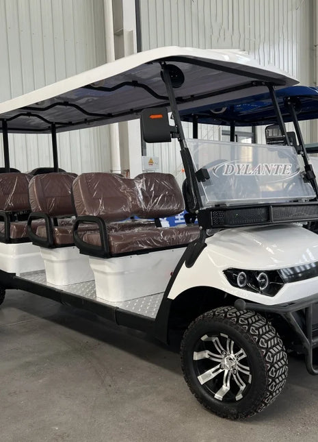 Hot Sale 2/4/6/8 Seat 48V 60V 72V Electric Golf Cart 4 Wheel Car Street Legal Off-Road Hunting Electric Golf Car - Riparo82