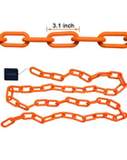 2/3M Halloween Plastic Chain Lights Props Chains with 8 Lighting Modes String Lights for Skeleton Dog Spooky Outdoor Decorations - Riparo82