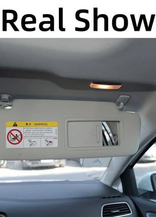 1/2Pcs Car Front Sun Visor Panel with Makeup Mirror for VW Golf mk7 mk8 Jetta 7 T-Cross Passat B8 CC E-Golf T-Roc - Riparo82