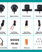 360° Degree Car Camera 1080P 3D Panoramic Surround Rear / Front / Left / Right View Reverse Camera Kits for Android Car Radio - Riparo82