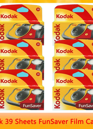 Fotocamera classica originale Kodak FunSaver/Daylight monomodale con flash Fotocamere monouso a pellicola punto e punti 27 fogli 39 fogli