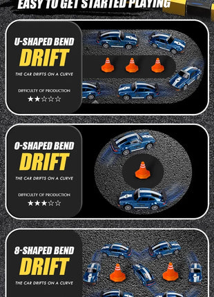 4WD RC Drift Car con luce a LED 2.4G Radio 20KM/h Auto da corsa telecomandate ad alta velocità Modello di veicolo Giocattolo regalo per Ragazzo Ragazza Kid