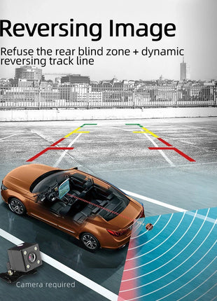 4G+64G Android 14 Car Stereo Video Multimidia Radio Player 10.1 Inch Universal Autoradio GPS Electric Rotatable Touch Screen - Riparo82