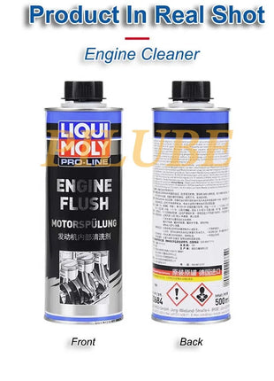 LIQUI MOLY ENGINE FLUSH 500ml Detergente efficace per il sistema dell'olio per la manutenzione dei motori automobilistici e la modifica dell'olio Protezione massima