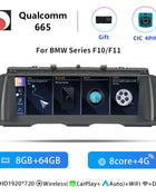 Uckazy 8 Core Wireless Carplay AutoRadio Android 14 For BMW 5 Series F10 F11 2010-2016 CIC NBT Car Multimedia Screen Player GPS Navigation Stereo Carplay Audio - Riparo82