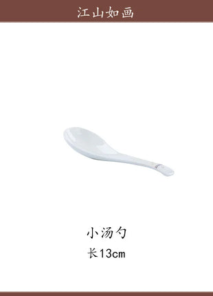 Fai da te 1 PC Jingdezhen piatti a ciotola di fascia alta, stoviglie combinate senza ceramica - riparo82