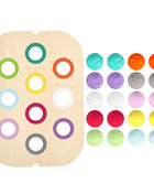 Tavolo sensoriale Montessori per bambini Vassoio sensoriale in legno per bambini Giocattoli per l'educazione precoce del bambino Apprendimento del bordo del movimento fine Regalo - riparo82