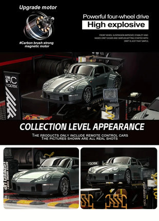 4WD RC Drift Car con luce a LED 2.4G Radio 20KM/h Auto da corsa telecomandate ad alta velocità Modello di veicolo Giocattolo regalo per Ragazzo Ragazza Kid