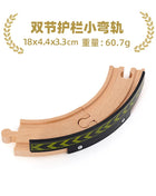 Nuova binario ferroviario in legno Tutti i tipi Biforcazione binario forcella Accessori per binari in legno di faggio adatti per binari in legno Thomos Giocattolo Regalo per bambini