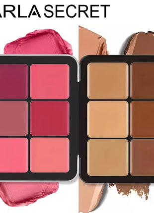 12-color concealer and blush palette Matte and highlight contour makeup rouge palette - Riparo82