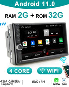 2 din Android 14 10.1 inch Universal Car Radio Stereo Rotate Touch Screen Wireless Carplay android auto GPS WIFI 4GLTE autoradio - Riparo82