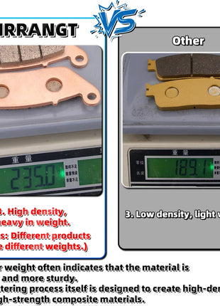 MRRANGT Per pastiglie freno pinza Frando. Adatto per pinza Brembo. Pastiglie freno in metallo sinterizzato ad alte prestazioni.