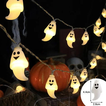 1pc Halloween String Lights Battery Powered Halloween Indoor Outdoor Lighting For Home Bedroom Birthday Party Theme Party