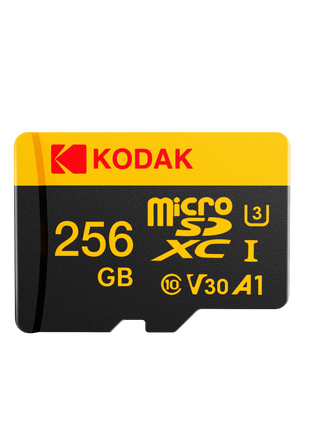 Scheda Micro SD Kodak Ultra oro nero 128 GB 32 GB 64 GB 256G Scheda di memoria TF Schede di memoria Flash Card per fotocamera del telefono + lettore di schede