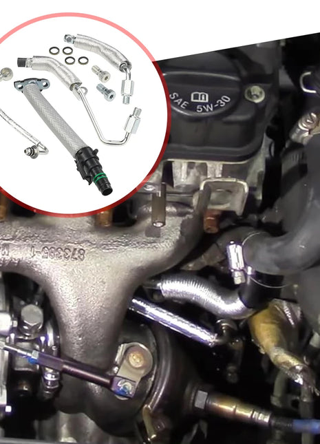 55568031 Turbo Charger Coolant Return Hose Line 55592600 25198546 55567067 55587854 for Chevy Sonic Trax for Buick Encore 13-21