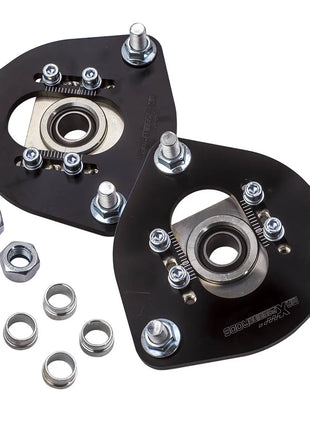 2 supporti superiori con sospensione, piastra camber anteriore, supporto superiore per Nissan S13 Silva Japan Market 89-93