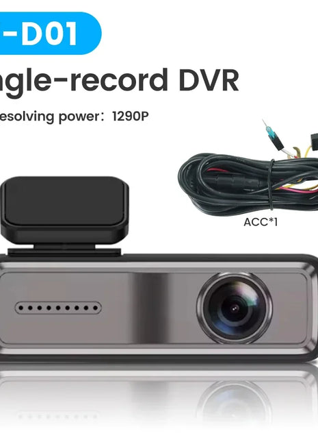 HD Dash Cam 1080P Car Recorder Dual Camera Vehicle Drive Auto Video DVR Android Wifi Smart Connect USB 24H Parking Monitoring - Riparo82