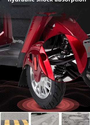 Travel 4 Wheels Elderly Electric Scooter Disabled Handicapped Mobility Scooter For Seniors - Riparo82