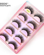 Faux Cils 3/5 Pairs False Eyelashes make up Natural Long Dramatic Halloween Eyeylash 3D Mink Lashes Tools Extension maquiagem - Riparo82