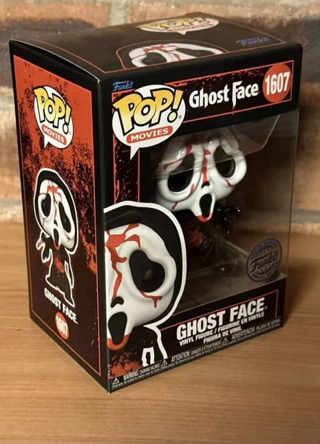 Funko Pop Scream Ghost Face Genuino Action Doll Modello Killer Ghost Face (Bloody) Bambole in vinile Edizione limitata Raccogliere giocattoli Regalo