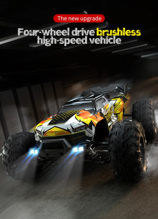 Teeggi 16101 /16102 PRO 1:16 Auto RC ad alta velocità con luce LED Drift 70KM/H 4WD RC Off-Road Car Monster Truck Giocattolo per i regali del capretto