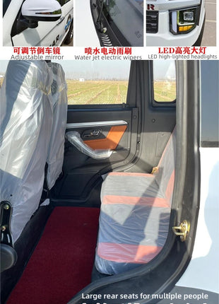 S Gear New Energy 4 Wheel Electric Vehicle with Top Shelf 1500W Adult Off-road Jeep 100h Foldable Seat Factory Supply Wholesale - Riparo82
