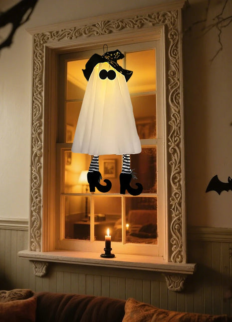 Halloween LED Light Up Witch Ghost for Halloween Party Home Indoor Outdoor Yard Decoration Scary Hanging Ornaments Gift - Riparo82