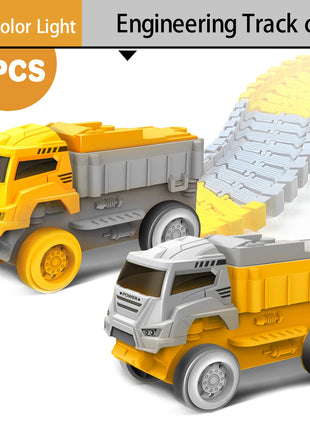 Bambini Elettrico Magico Flessibile Pista Giocattolo Auto Ingegneria Auto Bambini Giocattoli Educativi Treno Giocattoli per Bambini Regalo Di Compleanno