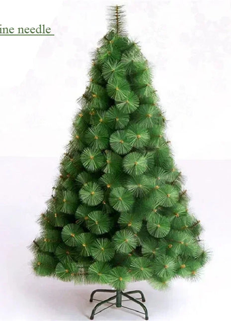 Albero di Natale artificiale Aghi di pino Materiale di crittografia Albero di Natale di alta qualità da 120 cm a 210 cm Decorazione domestica di Natale