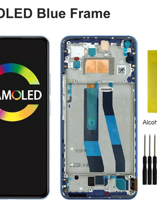 Schermo Amoled Per Xiaomi 11 Lite 5G NE Display LCD Touch Panel Digitizer Assembly per Mi 11Lite 5G NE 2109119DG 2107119DC - riparo82
