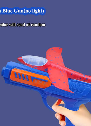 Bambini 24/34 cm Schiuma Aereo Lanciatore Giocattolo da esterno per Ragazzi Sport Catapulta Gioco Bambini Ragazza Compleanno Regali di Natale - riparo82