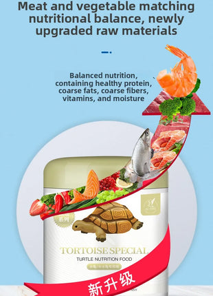 AC-Fish Turtle Food-High Calcium&Protein Formula for Pet Turtles (Red-Eared Slider,Snapping,Box Turtle)-Aquatic&Land Turtle Diet - Riparo82