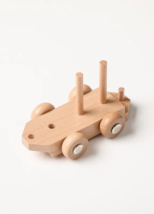 Giocattoli Montessori treno in legno per giocattolo di compleanno per bambini con numeri e blocchi gioco Toddler Boys And Girls1 2 3 4 5 giocattolo per l'apprendimento del bambino - riparo82
