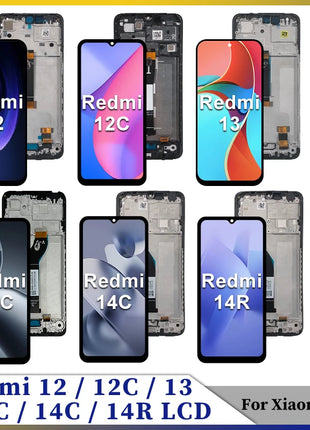 AAA + IPS Per Xiaomi Redmi 12C 22120RN86G 12 LCD 14R 14C Display Touch Screen Digitizer Sostituire Per Redmi 13C LCD 13 Display - riparo82