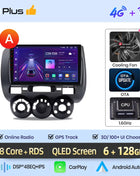 Junsun Wireless CarPlay Android Auto Car Radio for Honda Fit Jazz City 2002 2003 2004-2007 RDS GPS 4G WIFI Multimedia autoradio - Riparo82