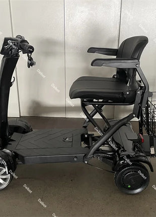 4 Wheel Automatic Foldable Electric Scooter For Adults With Seat 500W 36V Mobility Scooters For Seniors Removable Battery - Riparo82