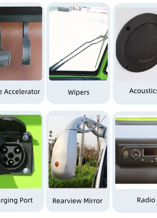 Auto Turistica Elettrica 4 Ruote Adulti - Autobus Panoramico Legale Strada - riparo82