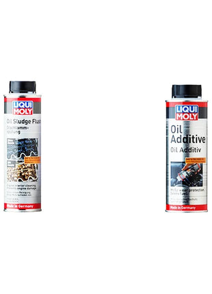 LIQUI MOLY FILLA DI OLIO FLUSH/OIL ADDTIVE Olio motore di alta qualità Pulizia dei fanghi Rimozione depositi di carbonio Prodotto originale