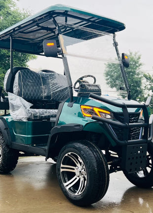 Street Legal Electric Golf Cart 4 Seats 5000W Scooter Go Kart ATV Adult Touring Classic Golf Cart - Riparo82