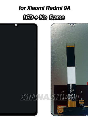 AAA + TFT LCD Per Redmi 9A/9C Display Touch Screen Digitizer Parti di Montaggio Per Xiaomi M2006C3MG Con Telaio e Copertura Della Batteria - riparo82