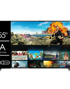 Smart 55 TV 4K 32 40 43 50 65 Light Emitting Diode TV with Android WiFi 45 Smart - Riparo82
