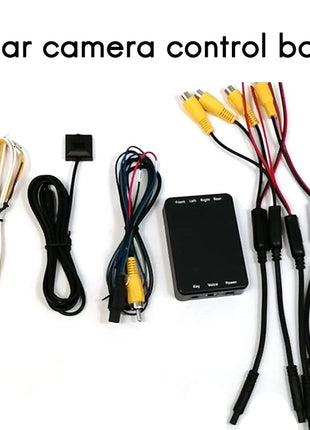 4 Way Cameras Switch System 360 View Car Camera Control Box For Rear Front Camera Rear View Backup Cameras For Car - Riparo82