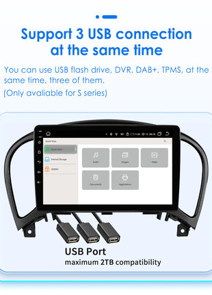 Hizpo Car Radio For Nissan Juke YF15 2010 - 2014 Carplay 4G Multimedia Video Player GPS Autoradio AI Voice 2 Din Android Auto BT - Riparo82