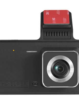 Dash Cam Front and Rear View Camera Video Recorder Dual Lens Car Dvr Cycle Recording Night Vision G-sensor 1080P Dashcam 4 Inch - Riparo82