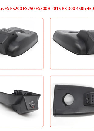 Dash Cam For Lexus NX 300H 350H RX 350 450H UX 250H ES ES200 ES250 ES300H LM LM300h GX IS UHD 4K Dashcam Car DVR Front and Rear - Riparo82