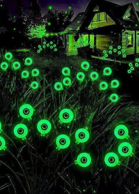 1PCS Halloween LED Eyeball Lights Solar Garden Lawn Lights Outdoor Scary Decoration Lights Halloween Party Decoration - Riparo82