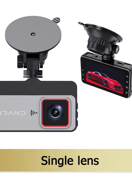 Dash Cam Car DVR HD 1080P Night Vision Dual Lens Front and Rear Camera Reversing Image Car Charge Driving Recorder Black Box - Riparo82