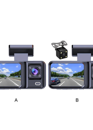 Dash Cam for Cars Camera Black Box 3 Channel /2 Channel  1080P Video Recorder Rear View Camera for Vehicle Car DVR car accessory - Riparo82