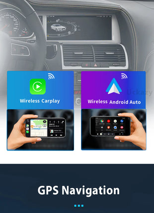 10.25" AutoRadio Android 14 Car Screen For Audi Q7 4L 2005-2015 Multimedia Wireless Carplay Stereo GPS Navigation 4G Audio DSP - Riparo82